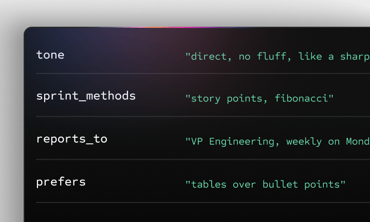 Brain preferences: tone, sprint methods, and reporting style
