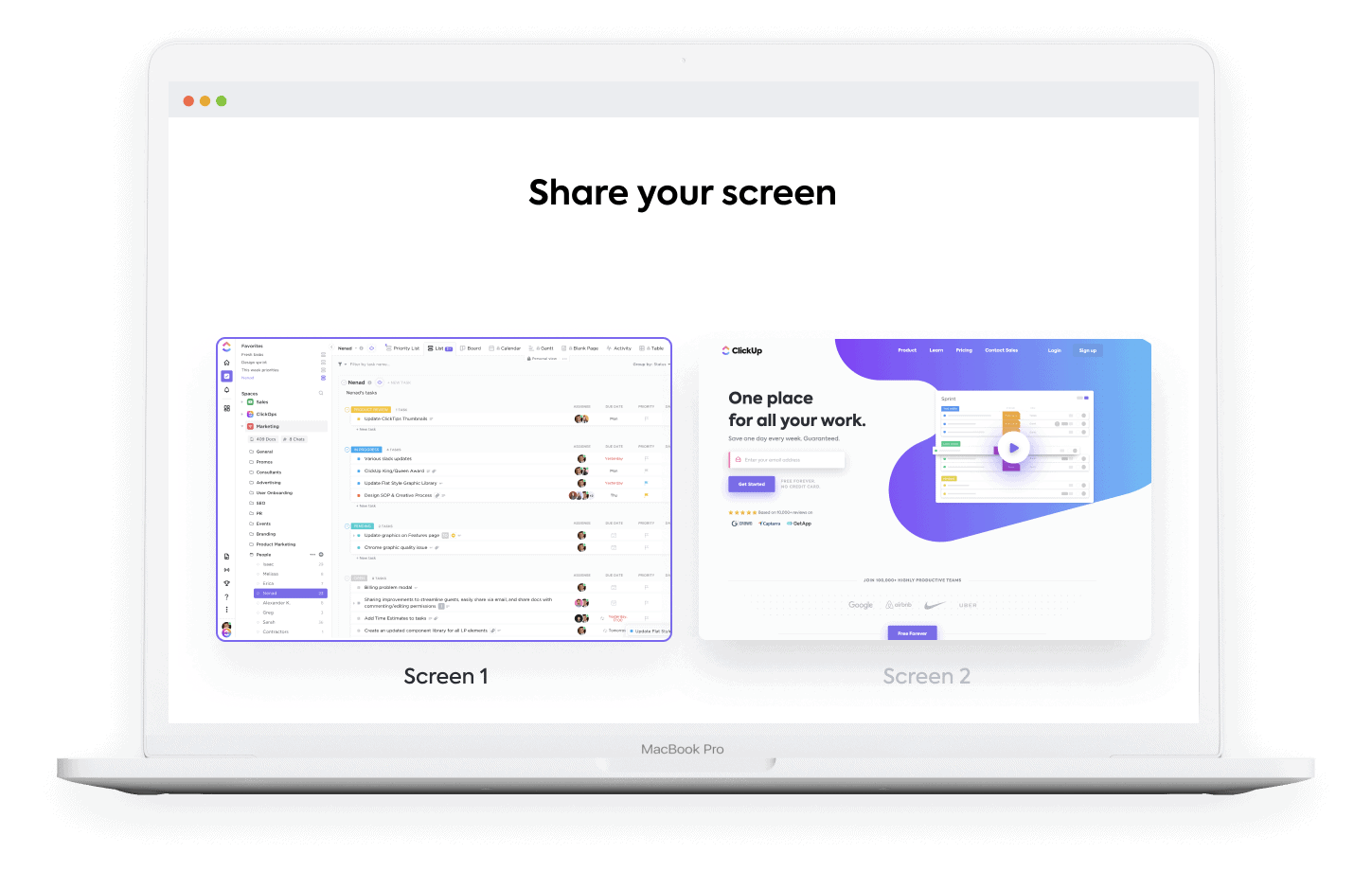 Record anything on your screen.