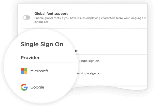 Google, Microsoft, and Okta Single Sign-On
